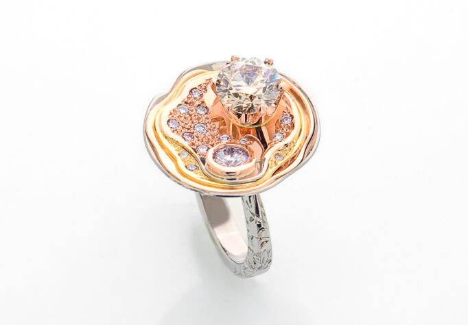 Magical Diamond Rockpool Ring