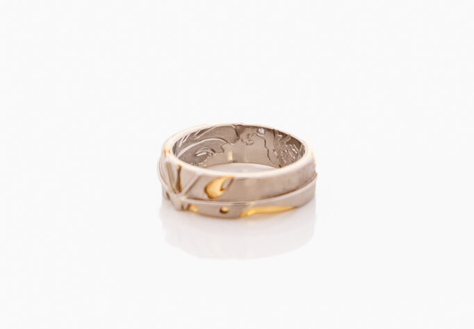 Monstera Wedding Ring